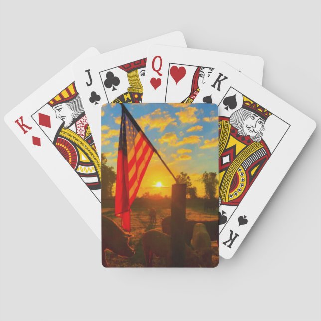 Jeu De Cartes DOF - Carte de jeu de scène de ferme (dos)