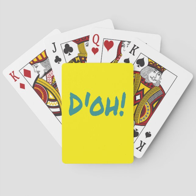 Jeu De Cartes D'OH ! Funny Classic 90's (dos)