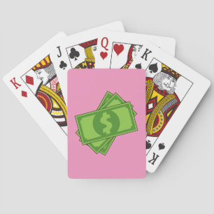 Jeu De Cartes Dollar de l'argent du dessin