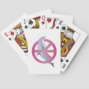 Jeu De Cartes Dolphin rose de paix