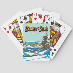 Jeu De Cartes Domaine skiable de Beaver Creek Winter Colorado Vi