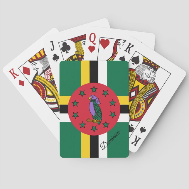 Jeu De Cartes Dominique Jeu Drapeau, Dominique Jouer Cartes (dos)