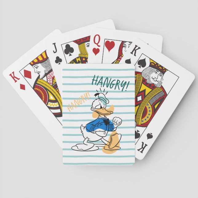 Jeu De Cartes Donald Duck | Carte de lecture Hangry Hangry (dos)