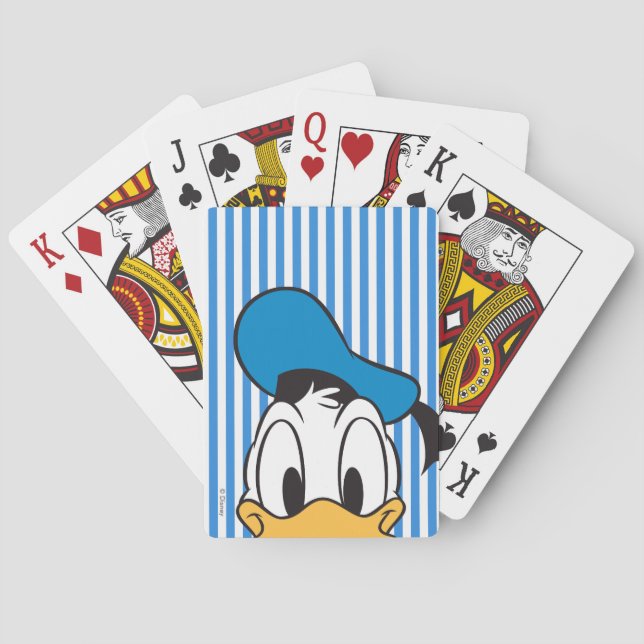 Jeu De Cartes Donald Duck | Cartes de lecture Peek-a-Boo (dos)