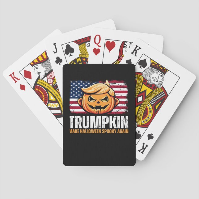 Jeu De Cartes Donald Halloween - Trumpkin rendre Halloween Éffra (dos)