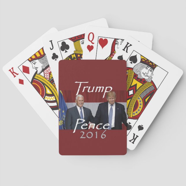 Jeu De Cartes Donald TRUMP 2016 (dos)