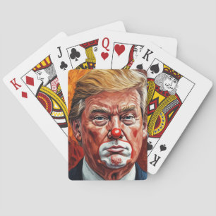 Jeu De Cartes donald trump clown 