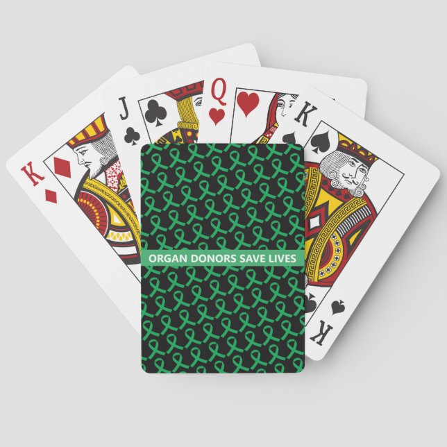 Jeu De Cartes Donateurs d'organes Sauver des vies Jouer des cart (dos)