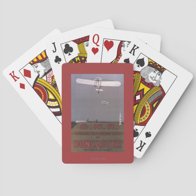 Jeu De Cartes Doncaster, Angleterre - premières courses (dos)