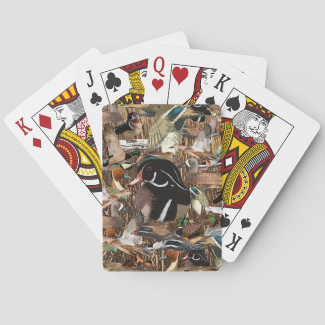 Jeu De Cartes Dons de chasse au canard, Chasseur de canard (dos)