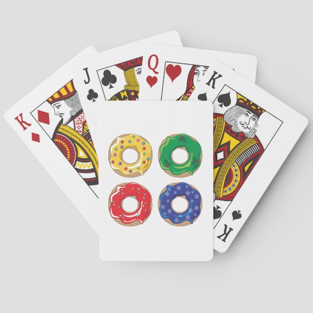 Jeu De Cartes Donuts de Noël (dos)
