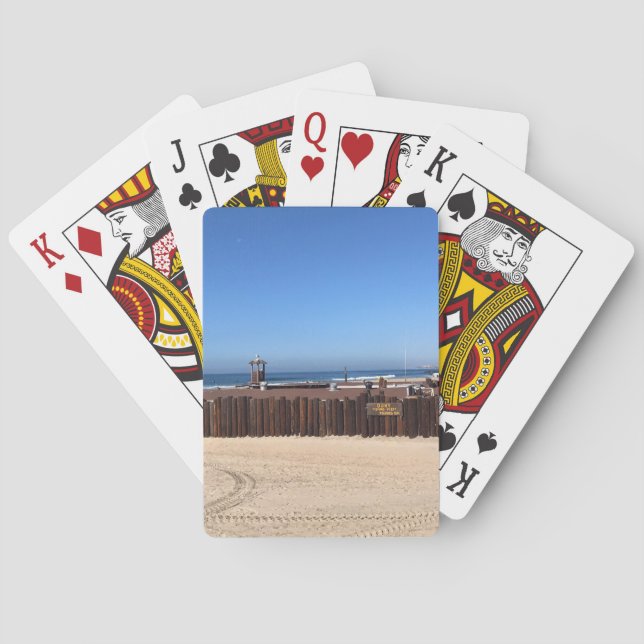 Jeu De Cartes Dory Fishing Fleet, Newport Beach, Californie (dos)