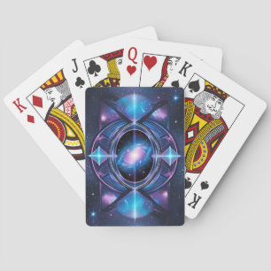 Jeu De Cartes Dos de carte à jouer Portail Cosmique Éthéré