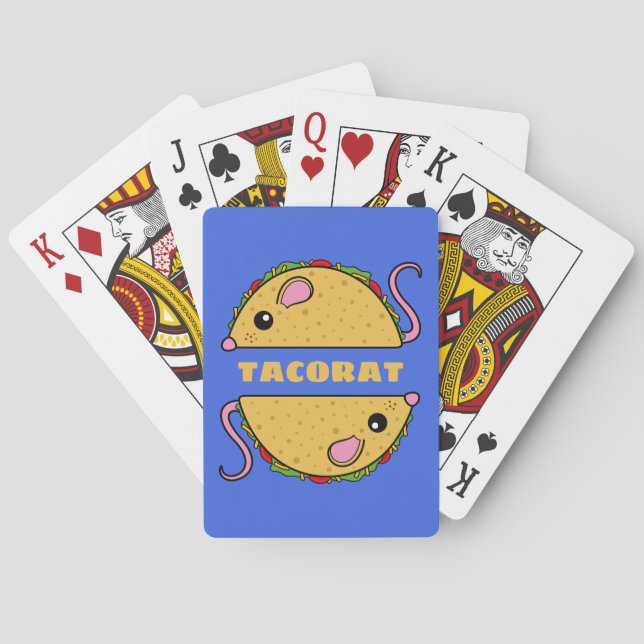 Jeu De Cartes Double Taco Rat Lecture Cartes (dos)