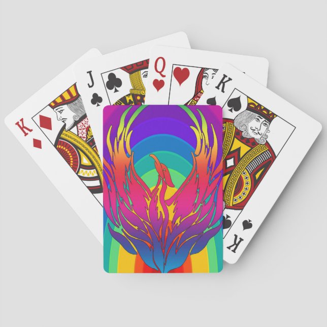 Jeu De Cartes Dragon arc-en-ciel (dos)