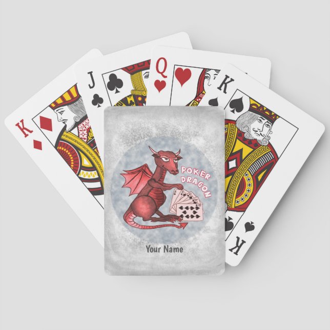 Jeu De Cartes Dragon Poker Jouer Cartes (dos)