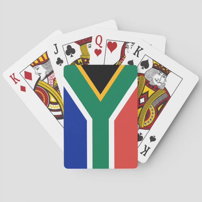 Jeu De Cartes Drapeau Afrique du Sud (dos)