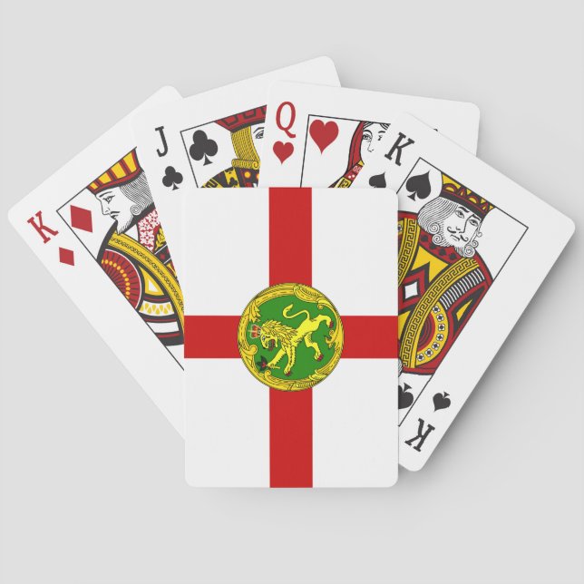 Jeu De Cartes Drapeau alderney patriotique (dos)