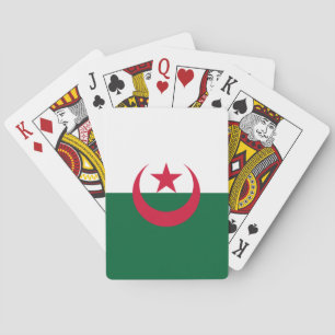 Jeu De Cartes Drapeau algérien patriotique