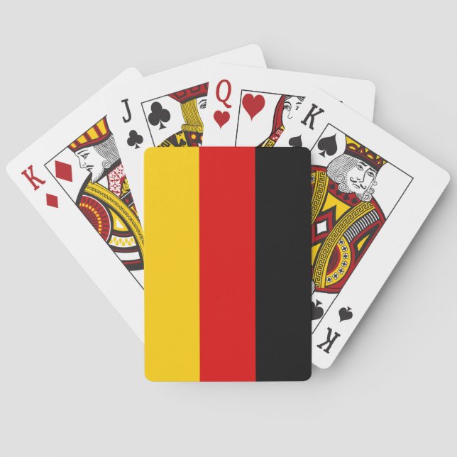 Jeu De Cartes Drapeau allemand (dos)
