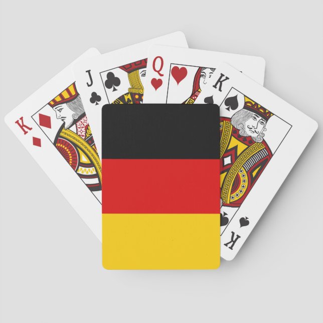 Jeu De Cartes Drapeau allemand (dos)