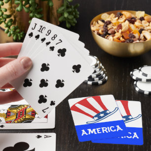 Jeu De Cartes Drapeau américain