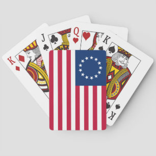 Jeu De Cartes Drapeau américain Betsy Ross