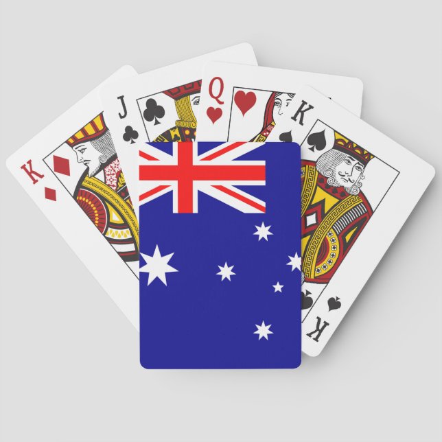 Jeu De Cartes Drapeau Australie (dos)