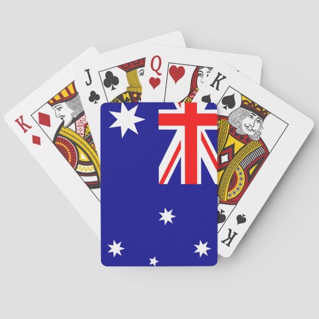 Jeu De Cartes Drapeau australien (dos)
