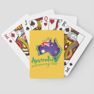 Jeu De Cartes drapeau australien jouant aux cartes