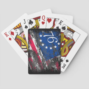Jeu De Cartes Drapeau Betsy Ross 1776 4 juillet patriotique