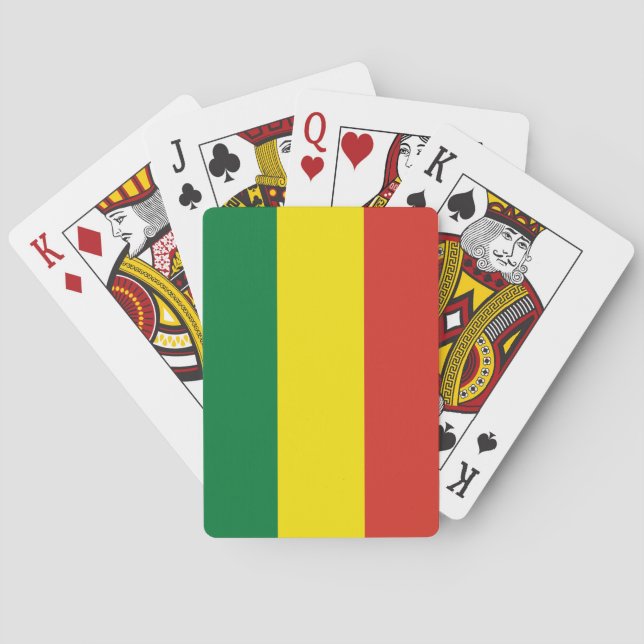 Jeu De Cartes Drapeau bolivien (dos)