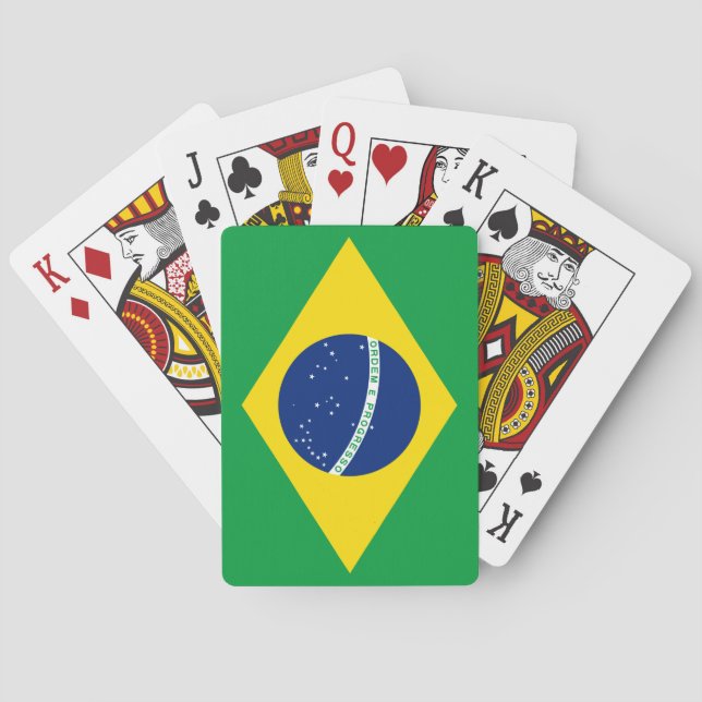 Jeu De Cartes Drapeau brésilien (dos)