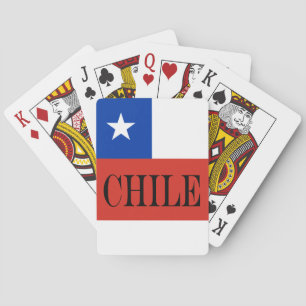 Jeu De Cartes Drapeau chilien patriotique