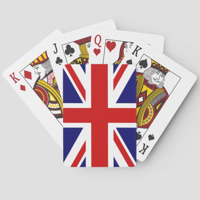 Jeu De Cartes Drapeau classique du Royaume-Uni JOUER CARTES (dos)