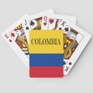 Jeu De Cartes Drapeau Colombie - Bandera De Colombia