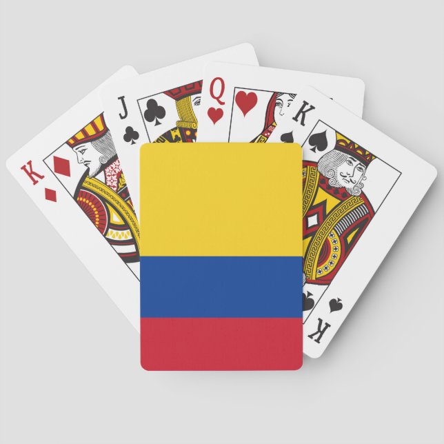 Jeu De Cartes Drapeau colombien (dos)