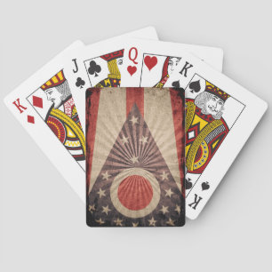 Jeu De Cartes Drapeau cool Grunge Ohio