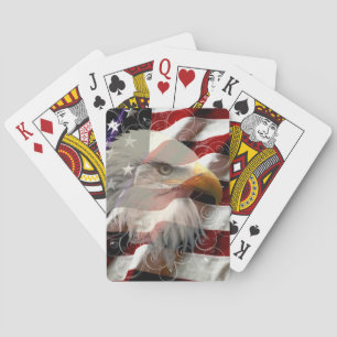 Jeu De Cartes Drapeau d'aigle américain Jouer des cartes