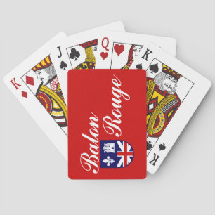 Jeu De Cartes Drapeau de Baton Rouge, Louisiane Jouer des cartes