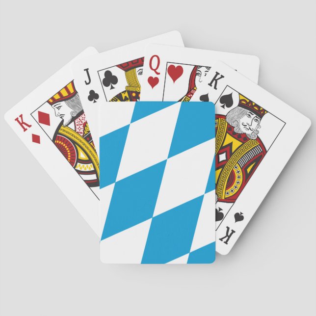 Jeu De Cartes Drapeau de Bavière, ALLEMAGNE (dos)