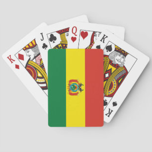 Jeu De Cartes Drapeau de Bolivie patriotique Jouer des cartes