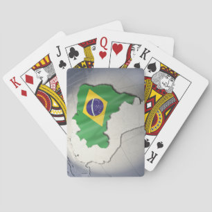 Jeu De Cartes Drapeau de Brazil