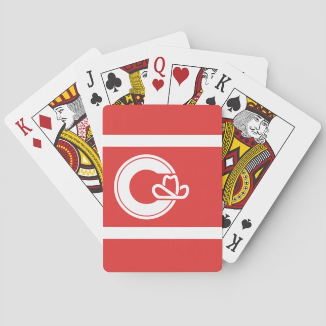 Jeu De Cartes Drapeau de Calgary (Alberta) (dos)