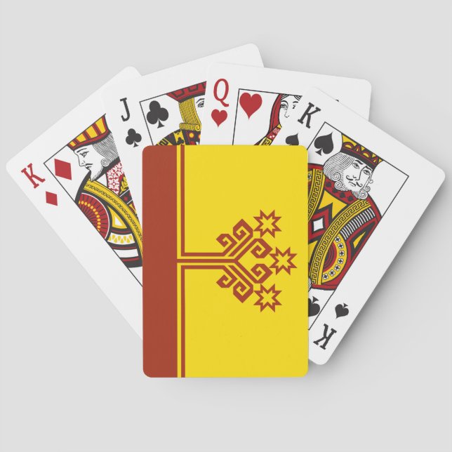 Jeu De Cartes Drapeau de Chuvashia (dos)