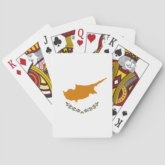 Jeu De Cartes Drapeau de Chypre (dos)