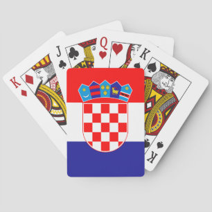 Jeu De Cartes Drapeau de Croatie Jouer des cartes