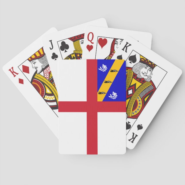 Jeu De Cartes Drapeau de Herm (dos)