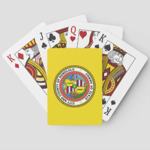 Jeu De Cartes Drapeau de Honolulu (Hawaii)