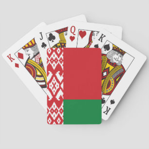 Jeu De Cartes Drapeau de la Biélorussie